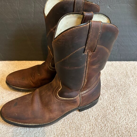Durango Men's Brown Leather Boots - Picture 1 of 12